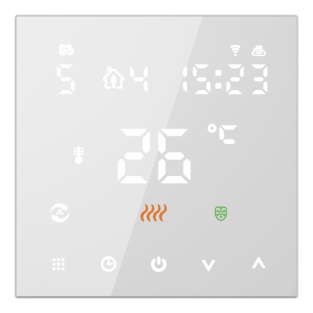 Termostat przewodowy WiFi z ekranem LED NVT 10 BB - dwu czujnikowy