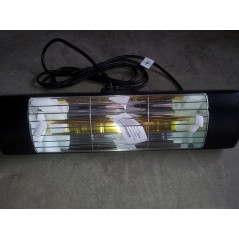 HLW15BGIP55 - Czarny 1500W ogrzewanie na podczerwień, złota lampa