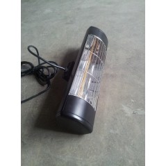 HLW15BGIP55 - Czarny 1500W zewnętrzny promiennik podczerwieni, złota lampa