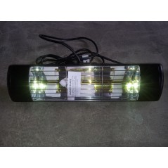 HLW20BGIP55 - Czarny 2000W promiennik ciepła, złota lampa