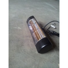 HLW20BGIP55 - Czarny 2000W elektryczny promiennik IR, złota lampa