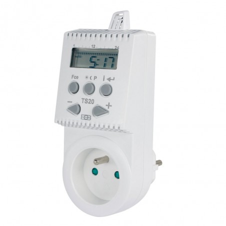 Termostat gniazdkowy TS20 - pogramowalny termostat