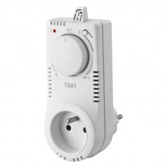 Termostat gniazdkowy TS01- bardzo prosty termostat