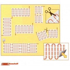 Hemstedt zestaw 1 - mata grzewcza + termostat programowalny - 6 m2 - 150 W/m2