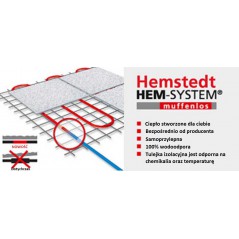 Hemstedt zestaw 2 - mata grzewcza + termostat dotykowy - 1 m2 - 150 W/m2