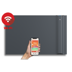 KLIMA 10 Wi-Fi - Kolor Antracyt - 1000W grzejnik elektryczny energooszczędny z wbudowanym modułem Wi-Fi