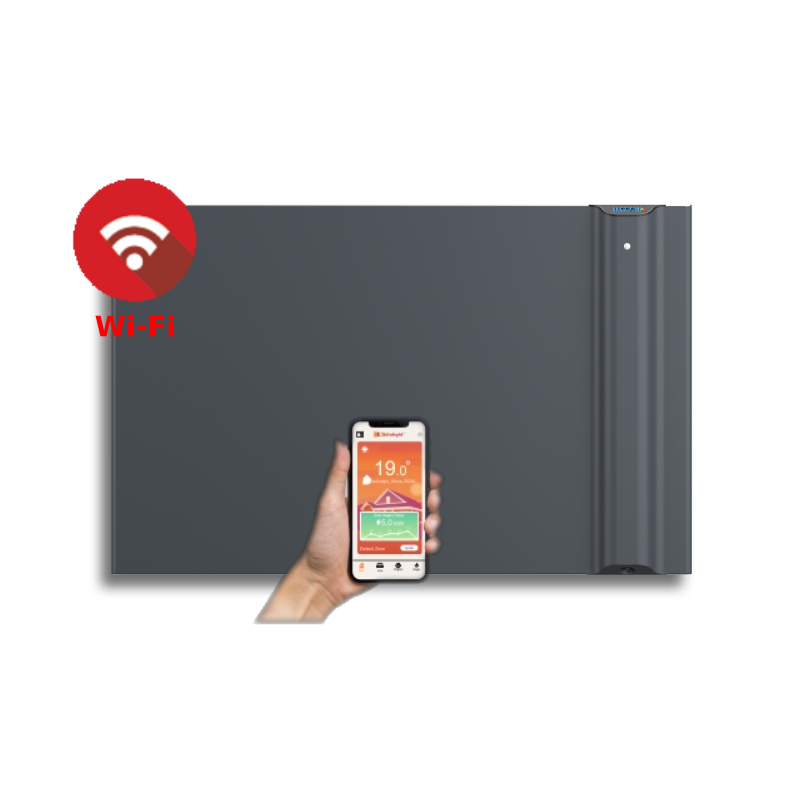KLIMA 10 Wi-Fi - Kolor Antracyt - 1000W grzejnik elektryczny energooszczędny z wbudowanym modułem Wi-Fi KLIMA 10 Wi-Fi - Kolor Antracyt - 1000W grzejnik elektryczny energooszczędny z wbudowanym modułem Wi-Fi