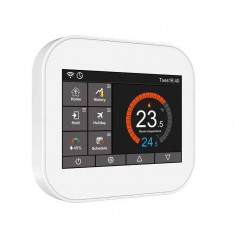 Programowalny termostat MC6 Wi-Fi Biały z kolorowym dotykowym ekranem