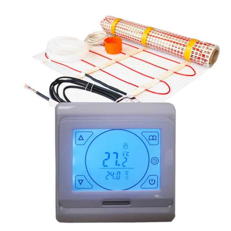 Zestaw Novli - Mata grzewcza NVMGW 150 W/m2 + termostat NVT-91-A Zestaw Novli - Mata grzewcza NVMGW 150 W/m2 + termostat NVT-91-A