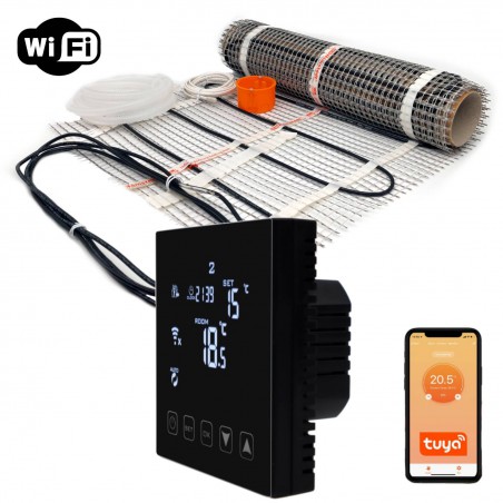 Zestaw Hemstedt - Mata grzewcza Hemstedt 150 W/m2 + termostat NVT-20-WiFi