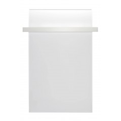 INF STANDARD - Łazienkowy, biały panel na podczerwień, z relingiem i termostatem