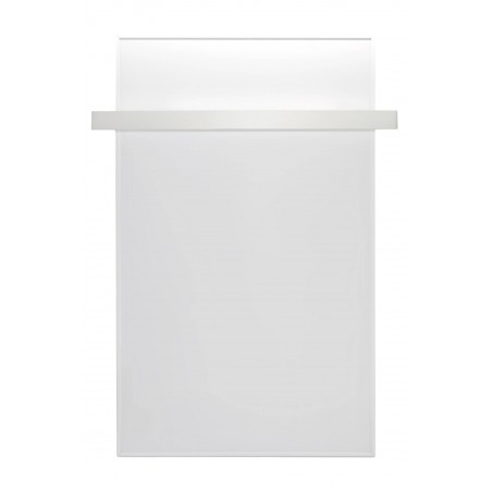 INF STANDARD - Łazienkowy, biały panel na podczerwień, z relingiem i termostatem