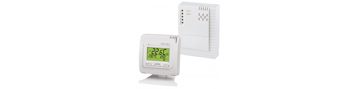 Termostaty bezprzewodowe - termostat plus odbiornik